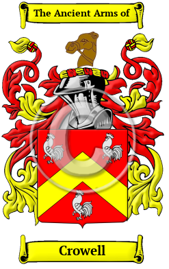 Crowell Family Crest/Coat of Arms