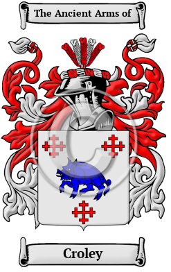 Croley Family Crest/Coat of Arms