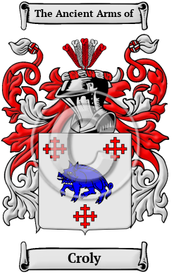 Croly Family Crest/Coat of Arms