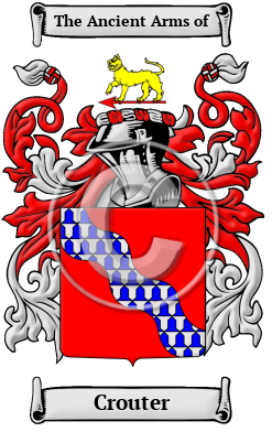 Crouter Family Crest/Coat of Arms
