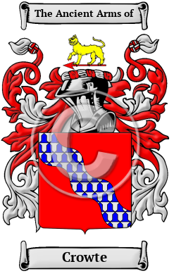 Crowte Family Crest/Coat of Arms