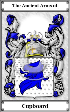 Cupboard Family Crest Download (JPG)  Book Plated - 150 DPI