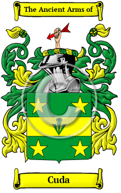 Cuda Family Crest/Coat of Arms