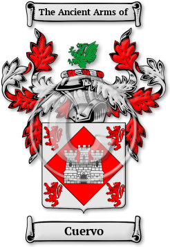 Cuervo Family Crest Download (JPG) Legacy Series - 600 DPI