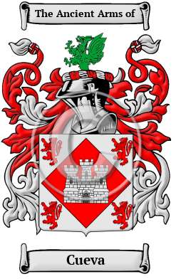 Cueva Family Crest/Coat of Arms