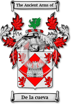 De la cueva Family Crest Download (jpg) Legacy Series - 150 DPI