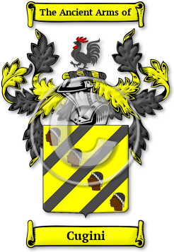 Cugini Family Crest Download (jpg) Legacy Series - 150 DPI