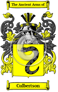 Culbertson Family Crest/Coat of Arms