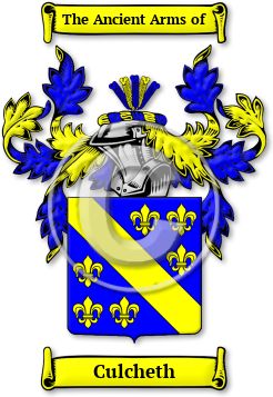 Culcheth Family Crest Download (JPG) Legacy Series - 600 DPI