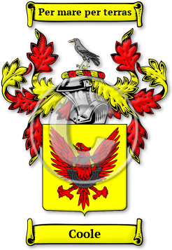 Coole Family Crest Download (jpg) Legacy Series - 150 DPI