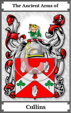 Cullins Family Crest Download (JPG) Book Plated - 600 DPI