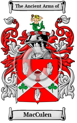 MacCulen Family Crest/Coat of Arms