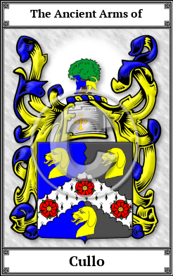 Cullo Family Crest Download (JPG)  Book Plated - 150 DPI