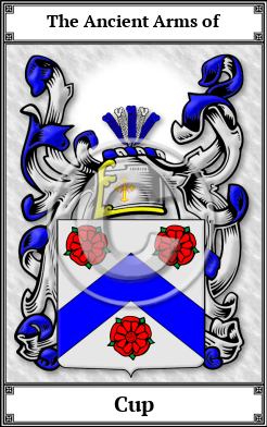 Cup Family Crest Download (JPG) Book Plated - 600 DPI