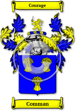Comman Family Crest Download (jpg) Legacy Series - 150 DPI