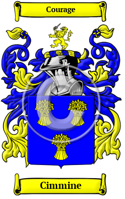 Cimmine Family Crest/Coat of Arms