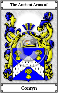 Comyn Family Crest Download (JPG)  Book Plated - 150 DPI