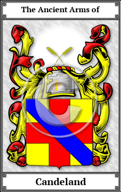 Candeland Family Crest Download (JPG)  Book Plated - 150 DPI