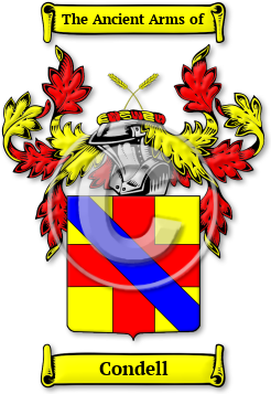 Condell Family Crest Download (JPG) Legacy Series - 600 DPI