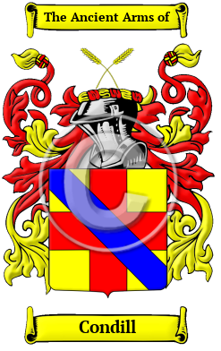 Condill Family Crest/Coat of Arms