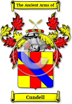 Cundell Family Crest Download (JPG) Legacy Series - 300 DPI