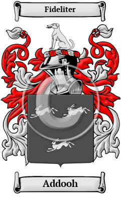 Addooh Family Crest/Coat of Arms