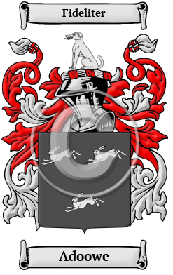 Adoowe Family Crest/Coat of Arms