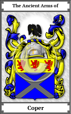 Coper Family Crest Download (JPG)  Book Plated - 150 DPI