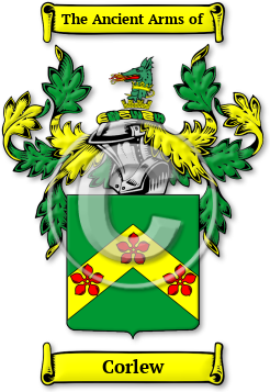 Corlew Family Crest Download (jpg) Legacy Series - 150 DPI