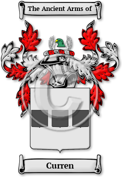 Curren Family Crest Download (jpg) Legacy Series - 150 DPI