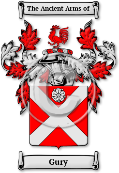 Gury Family Crest Download (JPG) Legacy Series - 600 DPI