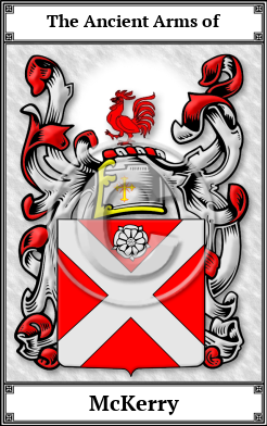 McKerry Family Crest Download (JPG) Book Plated - 600 DPI