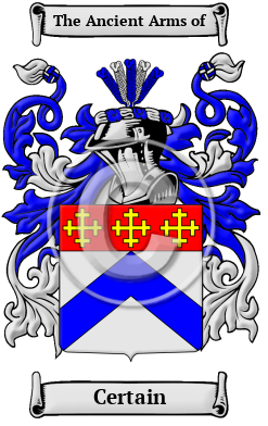 Certain Family Crest/Coat of Arms