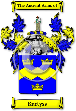 Kurtyss Family Crest Download (jpg) Legacy Series - 150 DPI