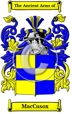 MacCusox Family Crest/Coat of Arms