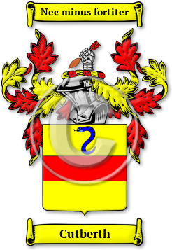 Cutberth Family Crest Download (JPG) Legacy Series - 600 DPI
