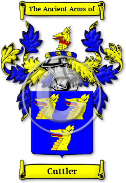 Cuttler Family Crest Download (jpg) Legacy Series - 150 DPI