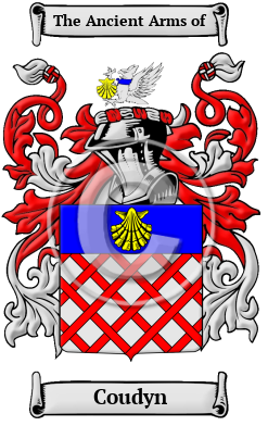 Coudyn Family Crest/Coat of Arms