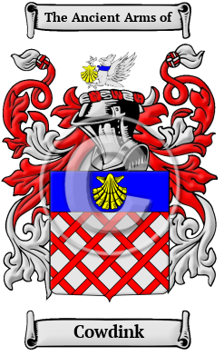 Cowdink Family Crest/Coat of Arms