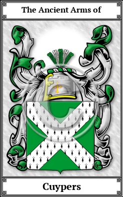 Cuypers Family Crest Download (JPG) Book Plated - 600 DPI