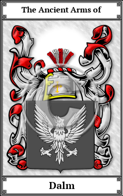 Dalm Family Crest Download (JPG)  Book Plated - 150 DPI
