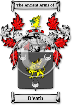 D'eath Family Crest Download (jpg) Legacy Series - 150 DPI