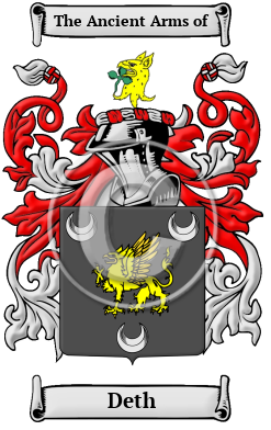 Deth Family Crest/Coat of Arms