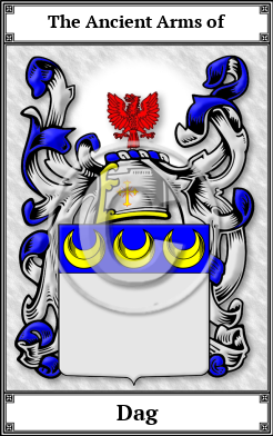 Dag Family Crest Download (JPG) Book Plated - 600 DPI