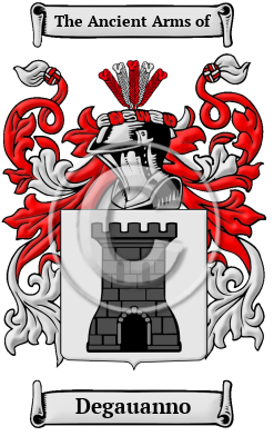 Degauanno Family Crest/Coat of Arms