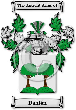 Dahlén Family Crest Download (JPG) Legacy Series - 600 DPI