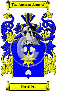 Dahlén Family Crest/Coat of Arms