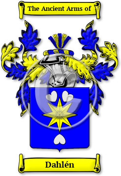 Dahlén Family Crest Download (JPG) Legacy Series - 600 DPI