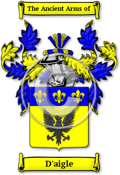 D'aigle Family Crest Download (JPG) Legacy Series - 600 DPI