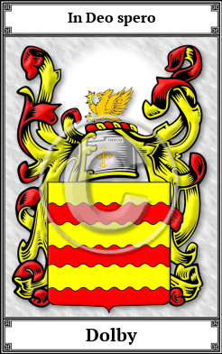 Dolby Family Crest Download (JPG) Book Plated - 600 DPI